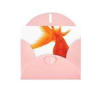 Pearl Paper Real Fish Printed Greeting Card With Envelope,Blank Inside For Birthday,Christmas, All Occasions,6x4 Inch
