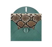 Pearl Paper Serpentine Pattern Printed Greeting Card With Envelope,Blank Inside For Birthday,Christmas, All Occasions,6x4 Inch
