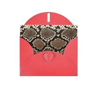 Pearl Paper Serpentine Pattern Printed Greeting Card With Envelope,Blank Inside For Birthday,Christmas, All Occasions,6x4 Inch