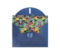 Pearl Paper Shark Pattern Printed Greeting Card With Envelope,Blank Inside For Birthday,Christmas, All Occasions,6x4 Inch