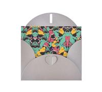 Pearl Paper Shark Pattern Printed Greeting Card With Envelope,Blank Inside For Birthday,Christmas, All Occasions,6x4 Inch