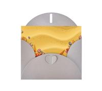 Pearl Paper Shells On The Beach Printed Greeting Card With Envelope,Blank Inside For Birthday,Christmas, All Occasions,6x4 Inch