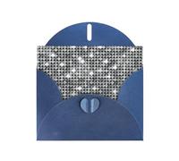 Pearl paper Silver Sequin Sparkle Pattern Print holiday greeting card for Birthday, Thanksgiving, Christmas, New Year