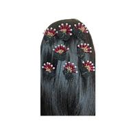 Pearl Patti Bridal Juda Pins-8pcs (Black)