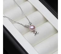 Pearl Pendant Necklace Women Lady Gift Fashion Vintage Freshwater For White Black Natural Pendants Purplepearlpendant