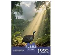 Pearl Pheasant 1000 Piece Puzzle Easy Challenge For Beginners Brain Exercise Bird Gift-Worthy Set 70x50cm/1000pcs