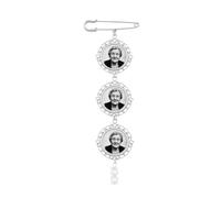 Pearl Photo Charm for Bridal Bouquet 3 Photo Wedding Bouquet Charm Gift
