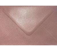 Pearl Pink Greeting Card Envelopes to Fit A5 Greetings Card for Invitation Wedding Birthday Party Crafts 152x216mm - 50 Envelopes (Pearl Pink)