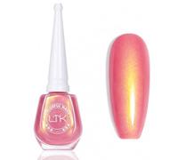 Pearl Pink Nail Polish - Quick Dry Pink Nail Varnish - Shimmer Pearlescent Nail Polish - Long Lasting Chip Resistant Mermaid Glossy Nail Paint - No UV Needed for DIY Manicure Home Nail Art