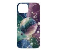 Pearl Planet with Faceted Cosmic Waves Case for iPhone 15 Plus