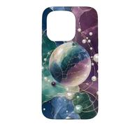 Pearl Planet with Faceted Cosmic Waves Case for iPhone 15 Pro