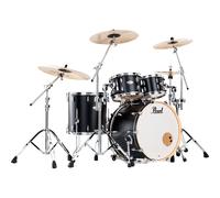 Pearl PMX924XSP/C339 Professional Maple 4-Piece Shell Set (Matte Caviar Black)