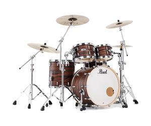 Pearl PMX924XSP/C883 Professional Maple 4-Piece Shell Set (Matte Mocha Swirl)