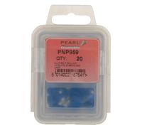 Pearl PNP959 Number Plate Screws and Caps - Blue (Pack of 25)