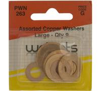 Pearl PWN263 Large Assorted Copper Washers (Pack of 9)