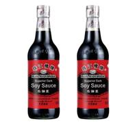 Pearl River Bridge Superior Dark Soy Sauce, Pack of 2, 500ml Each