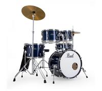 Pearl Roadshow 5pc Compact Drum Kit w/Sabian Cymbals Royal Blue