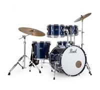 Pearl Roadshow 5pc Fusion Drum Kit w/3 Sabian Cymbals Royal Blue