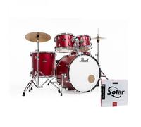 Pearl Roadshow 5pc USA Fusion Kit w/Sabian Cymbals Matte Red