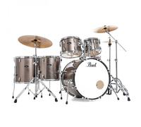 Pearl Roadshow 6pc Drum Kit w/Sabian Cymbals Bronze Metallic