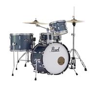 Pearl Roadshow Drum Set 4-Piece Complete Kit with Cymbals and Stands, Aqua Blue Glitter (RS584C/C703)