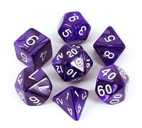 Pearl RPG Dice Set For DND (Purple)