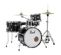 Pearl RS584CC31 Roadshow 4-Piece Drum Set, Jet Black