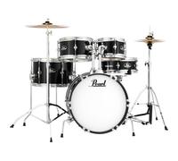 Pearl RS585BC/C31 Roadshow Drum Kit with Cymbals (Jet Black)