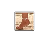 Pearl Shell Anklet Bracelet Angel Wing Star Anklet Conch Heart Beads Foot Chain Turquoise Hawaii Puka Summer Beach Jewelry for Women Girls (Style B)