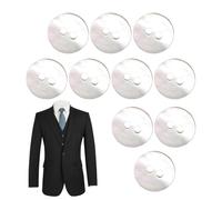 Pearl Shell Buttons - 10pcs Shell Button, Style Options Galore 2 Holes Design Round River Cardigan Buttons | DIY Craft, Shirts, Clothing, Die