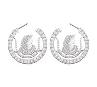 Pearl Shrine Masonic Symbol Daughter Freemason Earrings Jewelry For Women