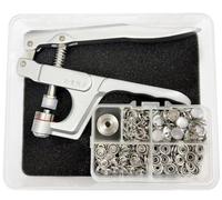 Pearl Snaps with Fastener Pliers Press Tool Kit 40 Set Snap Fasteners Kit Snap Buttons for DIY, Sewing and Crafting