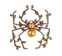 Pearl Spider Brooch,Rhinestone Spider Brooch | Rhinestone Pearl Animal Clothing Brooches,Elegant Gothic Brooch,Clothing Dress Decoration for Banqu