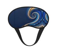 Pearl String Print Blackout Sleep Mask, Light Blocking Eye Mask for Sleeping Travel, Camping, Shift Work