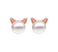 Pearl Stud Earrings, Durable Copper Design, Comfortable for Casual or Formal Occasions, Unique Necklace or Ear Studs Gift