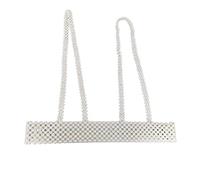 Pearl Vest Chain Link Epaulet Shoulder Chain Necklace Collar Dangling for Bridal Women Prom Party Wedding Dress Pearl Long, A, One Size