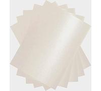 Pearl White A6 Card Stock x50 Sheets, 250gsm, Double Sided - Stella Crafts