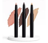 Pearl White & Bronze Shine & Dark Bronze 3-PCS Eyeshadow Stick Set for Long-Wear Makeup Glitter Eyeshadow Palette High Travel Kit Cream (Rose Gold & Champagne Glow & Shimmer Taupe 3-Pack)