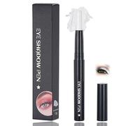 Pearl White Cream Eyeshadow Stick - Waterproof Long-Lasting Shimmer Shadow Pen, Smudge-Proof Twist-Up Pencil for Smoky Eye Makeup, Highlighter & All-Day Wear (08#Pearl White)