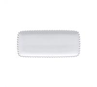 Pearl White Rectangular Tray 30Cm