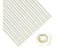 Pearl White Wax Sealing Sticks, ANBOSE 10pcs Glue Gun Wax Seal Sticks for Vintage Wax Sealing Stamp, Wax Sealing Rods for Wedding Invitations, Letter Envelopes