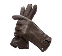 Pearl Wood Triumph Men's Car Glove - Brown - Large