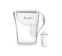 PearlCo water filter fashion incl. 1 classic filter cartridge (compatible with Brita classic) White