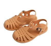 Pearleaf Summer Sandals for Girls & Boys, Breathable Plastic Uppers, Non-Slip Soles, Toddler to Children Sizes (Orange, Little Kid, 8.5, Numeric, UK Footwear Size System, Medium)