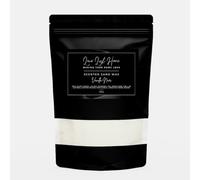 Pearled Candle Sand Wax Kit + 30 Cotton Wicks, 500g, Scented and Unscented Options, Plant Based Reusable Wax, 70 Hour Burn Time (Vanilla Noir)