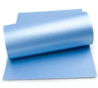 Pearlescent 300gsm Single Sided A4 Card by Mufira - Light Blue Mayablue (Pack of 1 Sample Sheet)