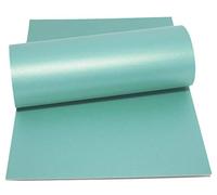 Pearlescent 300gsm Single Sided A4 Card by Mufira - Turquoise (Pack of 10 Sheets)