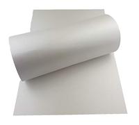 Pearlescent 300gsm Single Sided A4 Card by Mufira - White Ice Silver (Pack of 10 Sheets)