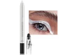 Pearlescent Eyeshadow Stick for Highlighter and Contour, Highly Pigmented Shimmer Cream Pencil, Blendable Long-Lasting Eye Shadow Crayon in Glittering White