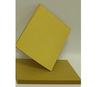 Pearlescent Shimmer Card 230gsm Gold or Silver/Platinum 2-Sided Card in A4 A5 or A6 (40 Sheets Gold A6 JLH062)